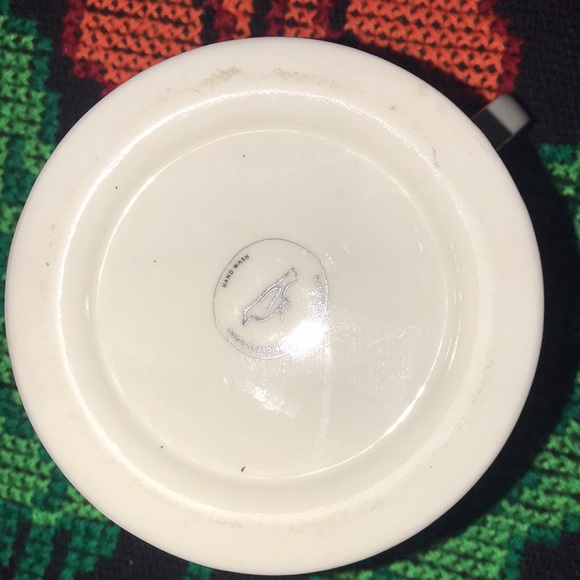 Anthropologie monogrammed gold trim mug - Picture 5 of 16